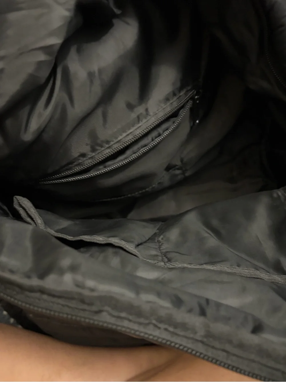 Capezio Black Quilted Puffer Backpack